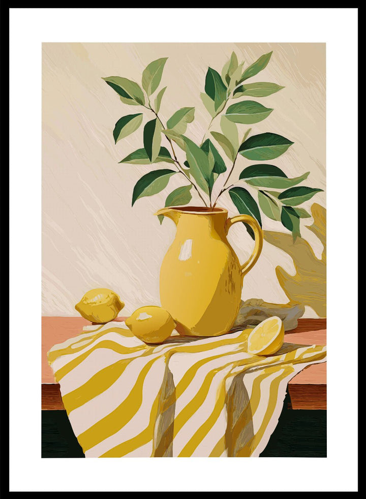 'Sun - drenched' Aesthetic Kitchen Art Print_Sugar & Canvas