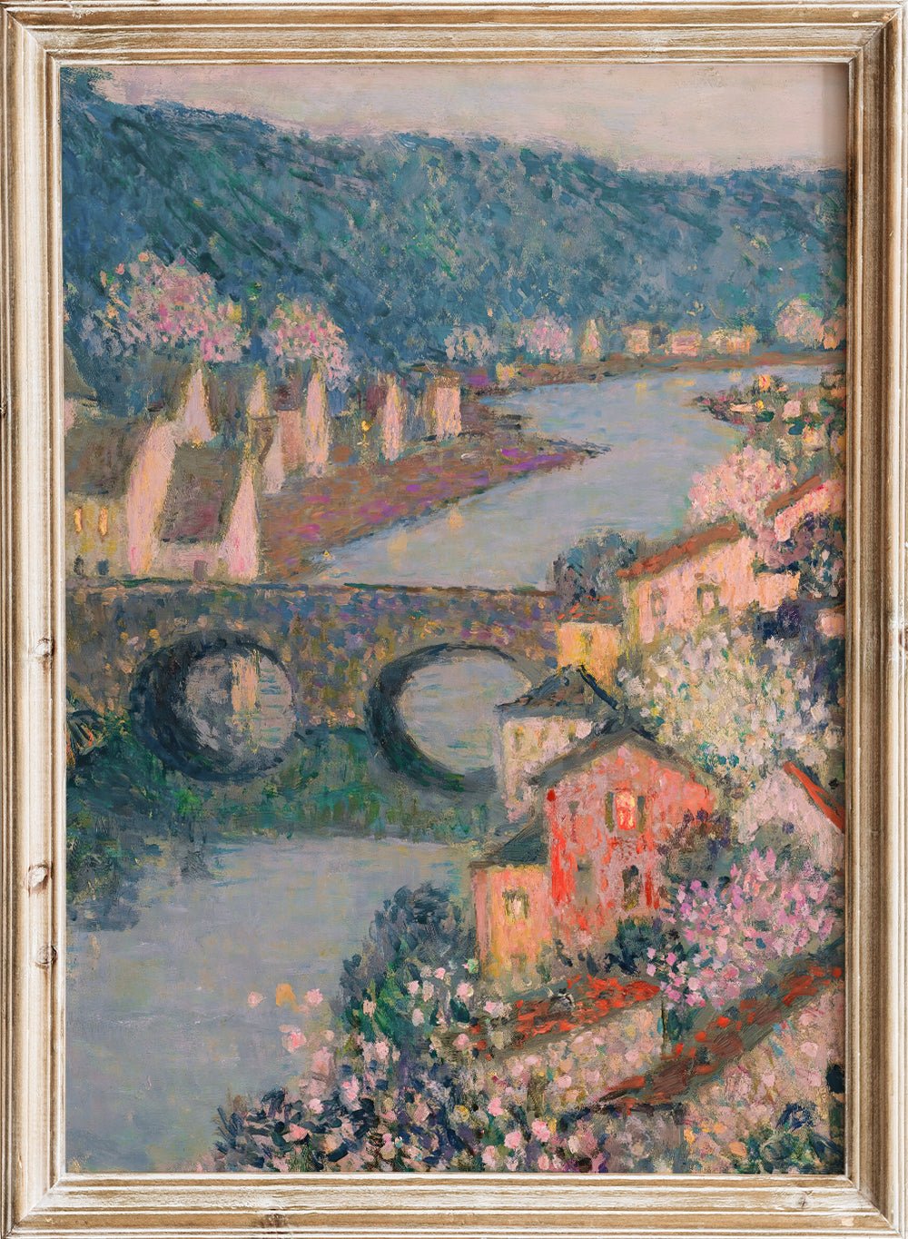 "Houses on the River" Art Print_Sugar & Canvas