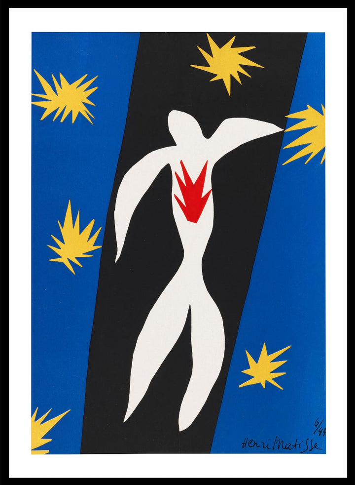 Henri Matisse La Chute d'Icare 1943 Art Print_Sugar & Canvas