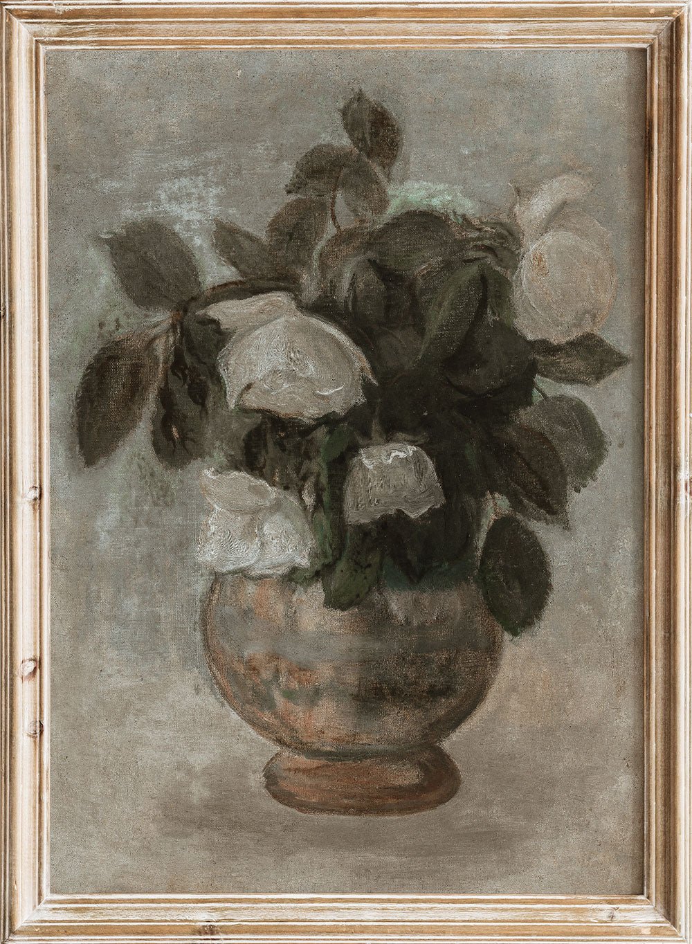 "White Roses" Art Print_Sugar & Canvas