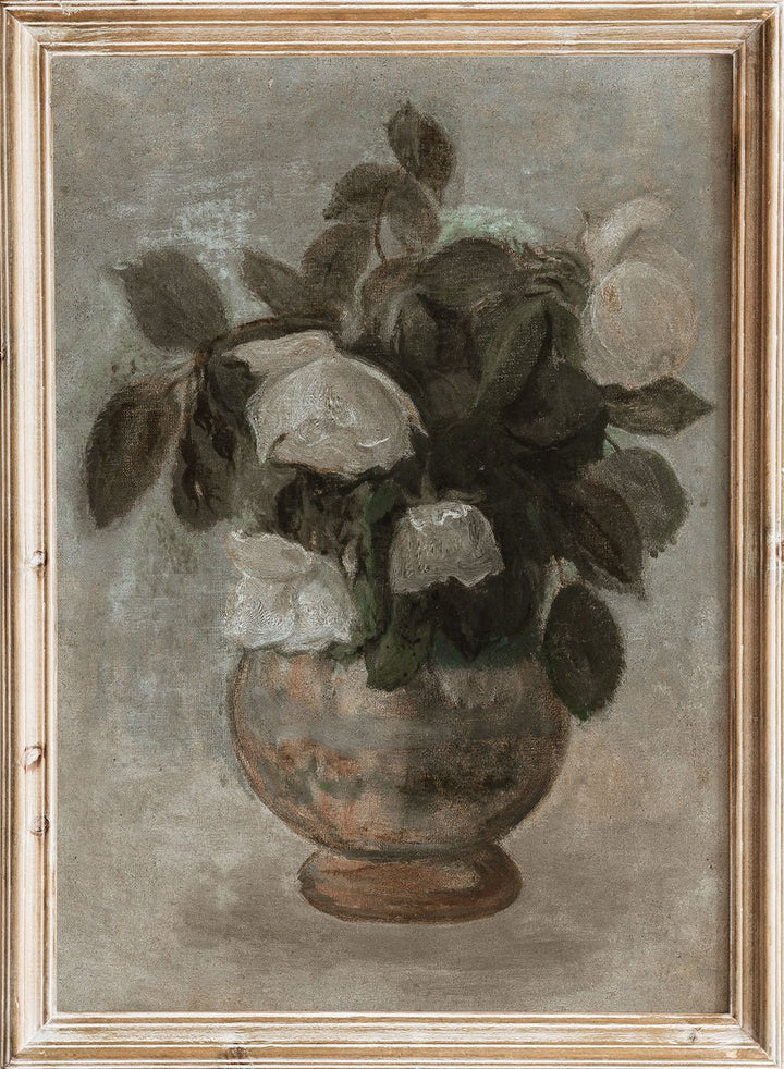 "White Roses" Art Print_Sugar & Canvas