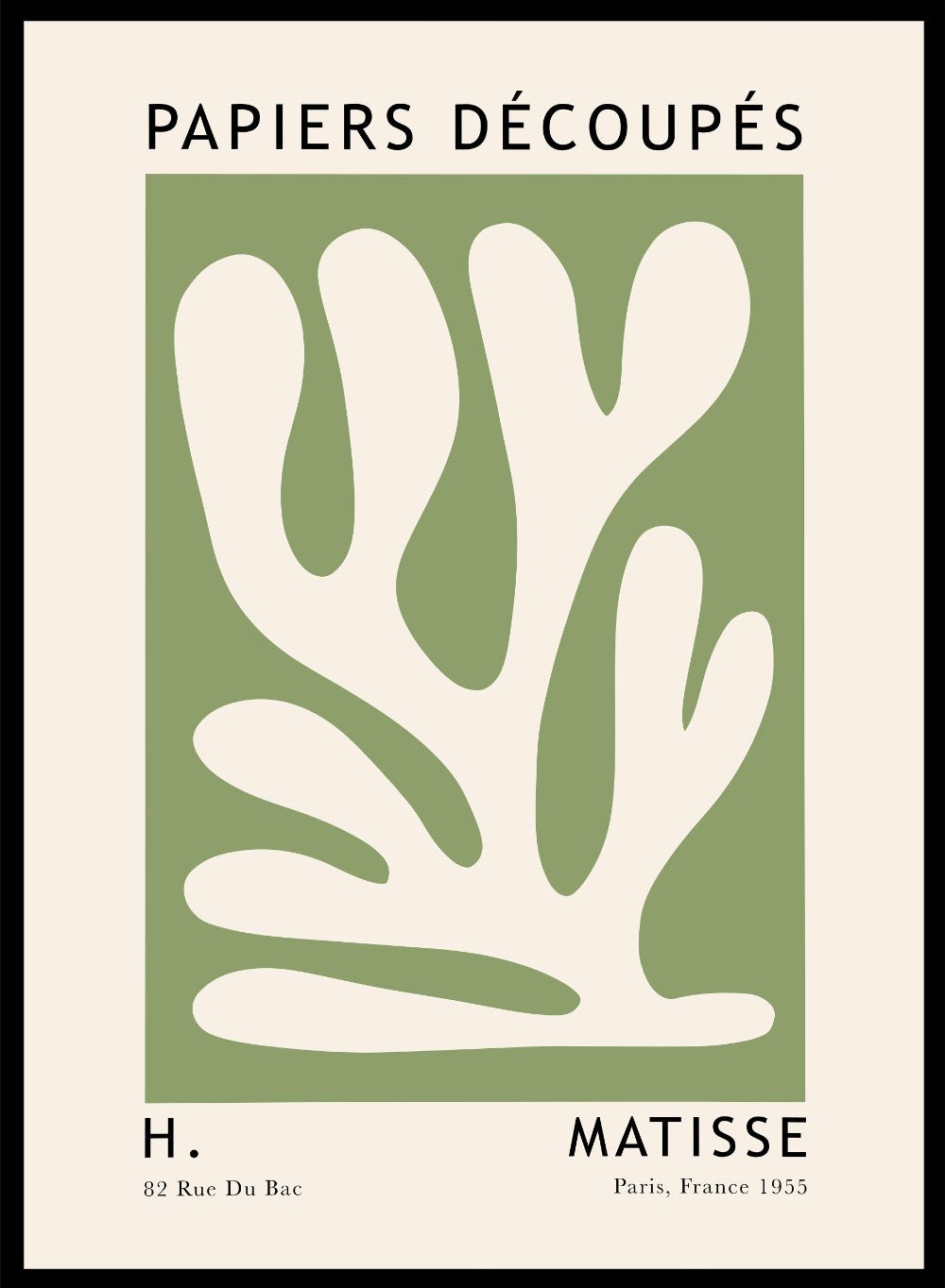 Henri Matisse The Cut - Outs Art Print M157_Sugar & Canvas