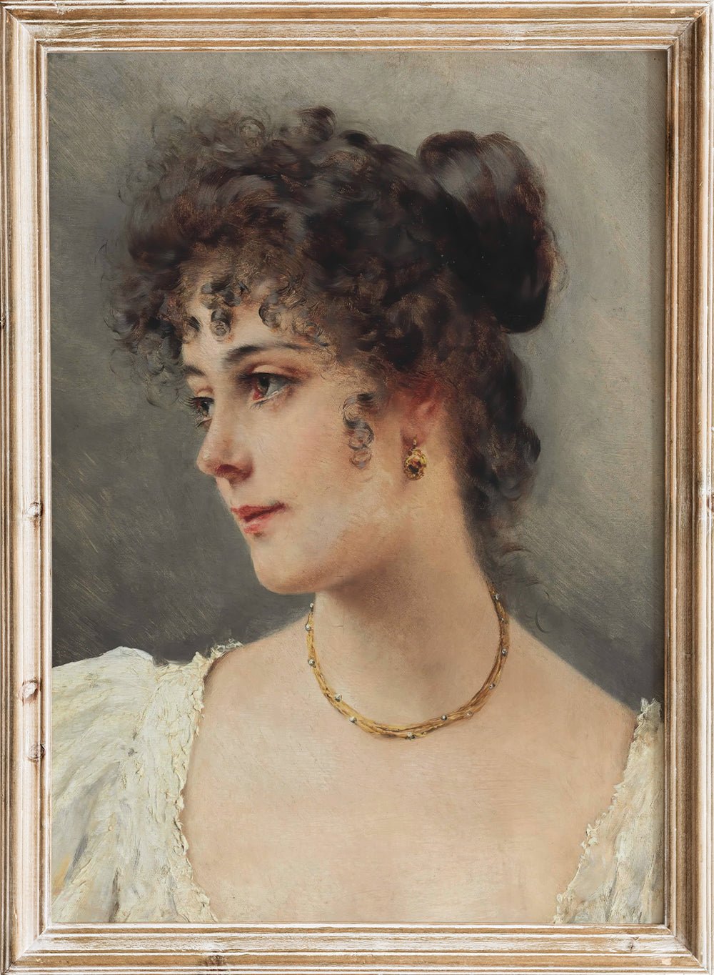 "A Young Beauty" Art Print_Sugar & Canvas