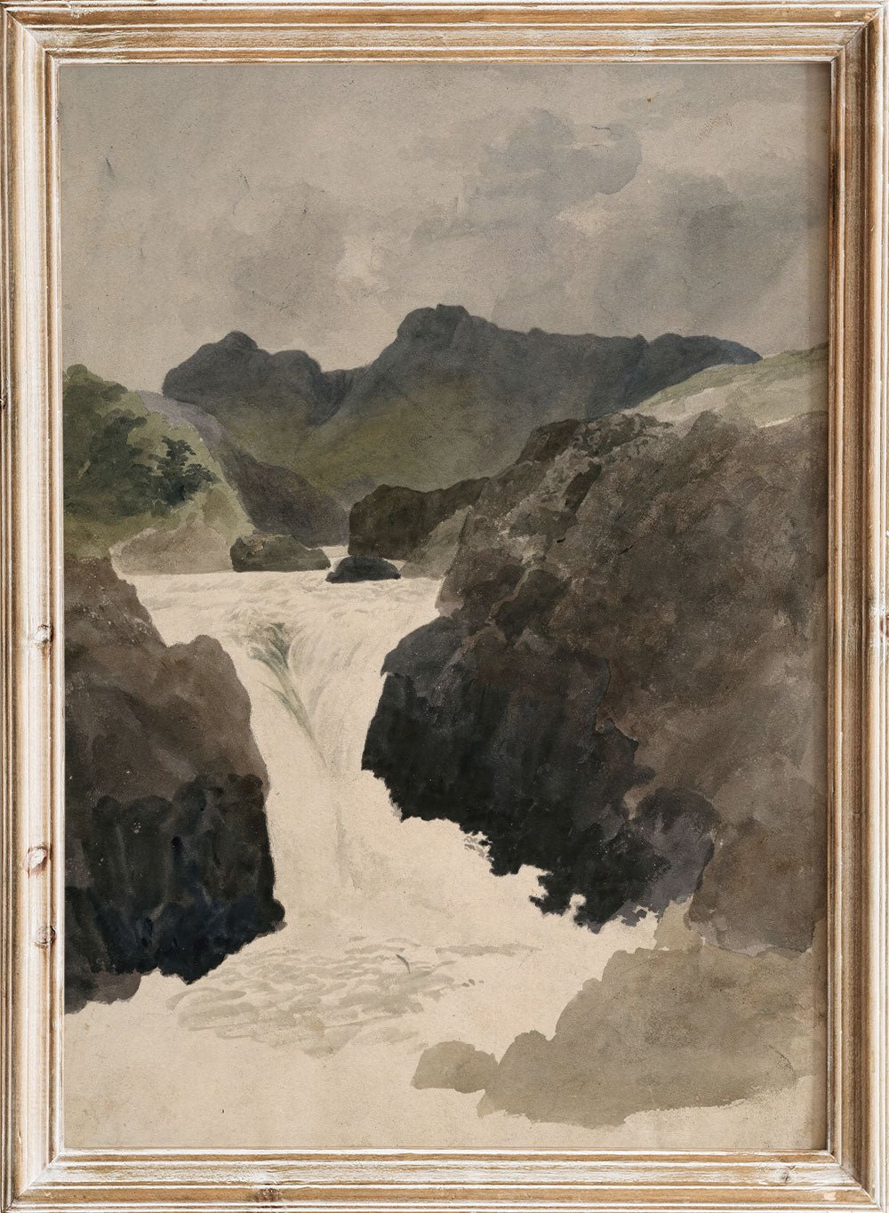 "Skelwith Force, Westmorland" Art Print_Sugar & Canvas