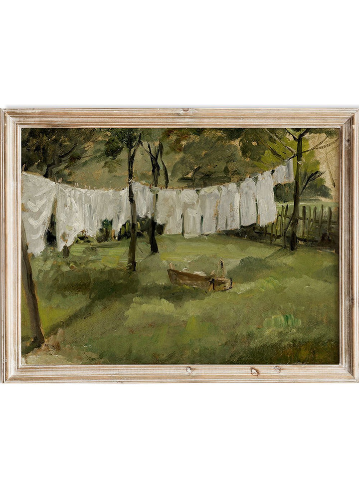 "Clothesline" Art Print_Sugar & Canvas