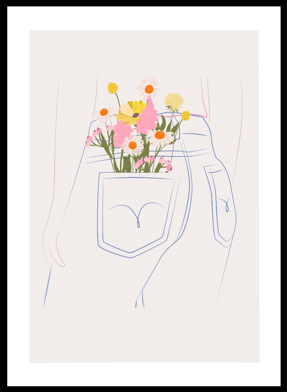 'Pocket of Spring No.2' Aesthetic Art Print_Sugar & Canvas