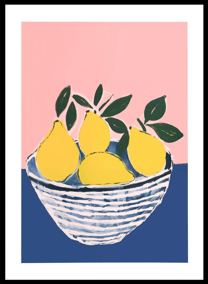 'Citrus Study' Aesthetic Art Print_Sugar & Canvas