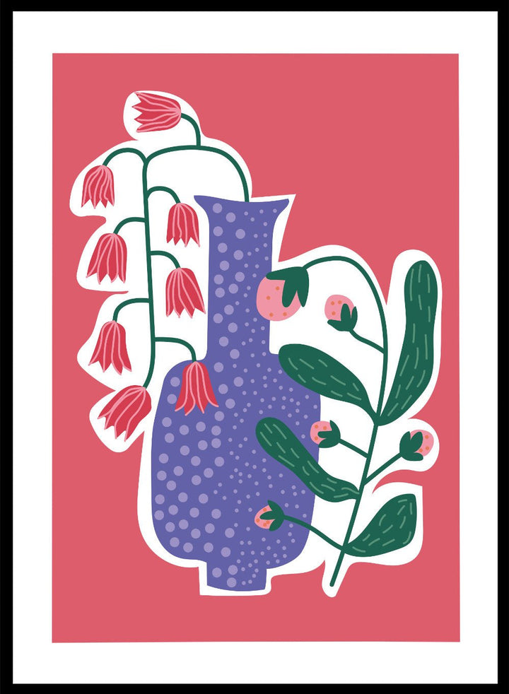 Abstract Flowers Art Print_Sugar & Canvas