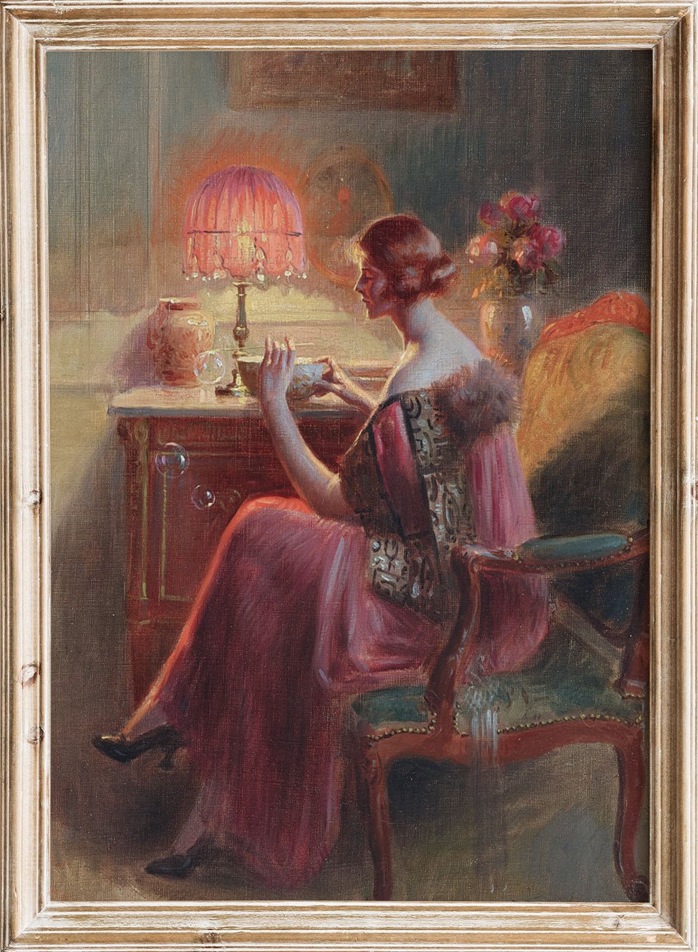 "Blowing Bubbles" Art Print_Sugar & Canvas