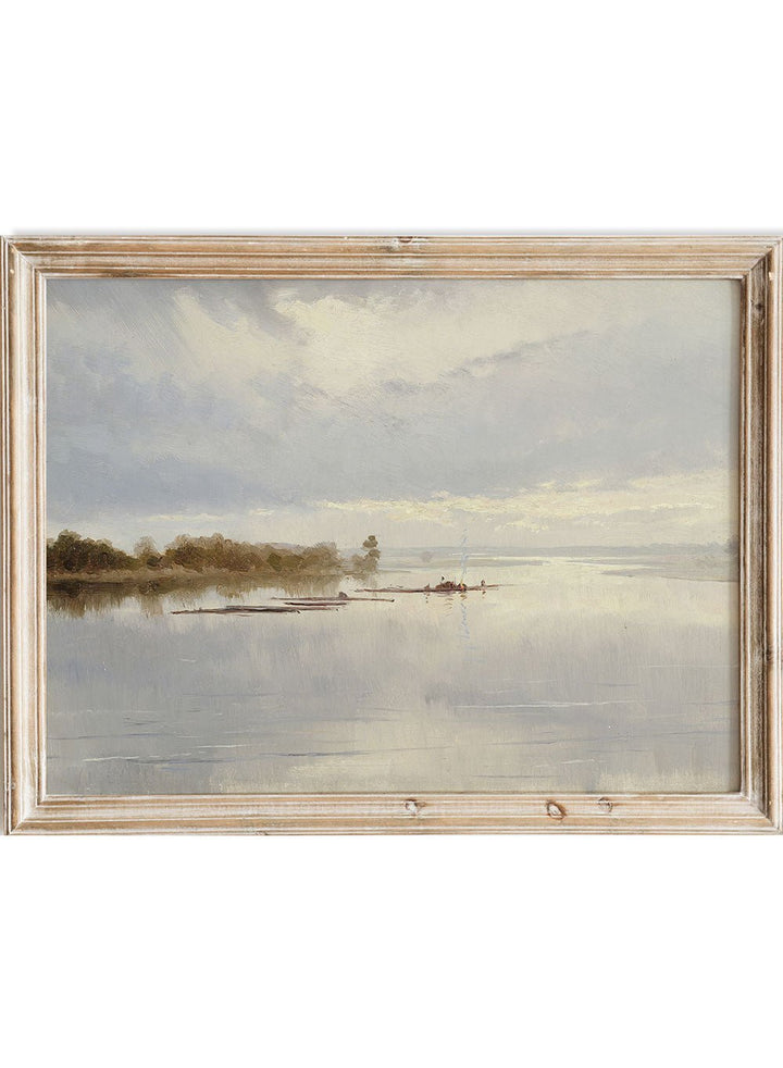 "River Landscape" Art PrintVP113Sugar & Canvas