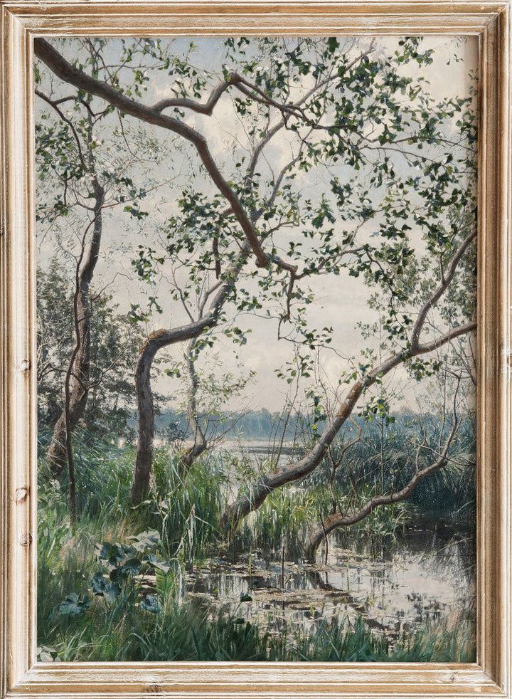 "Water Vegetation, Motif from Östergötland" Art Print_Sugar & Canvas