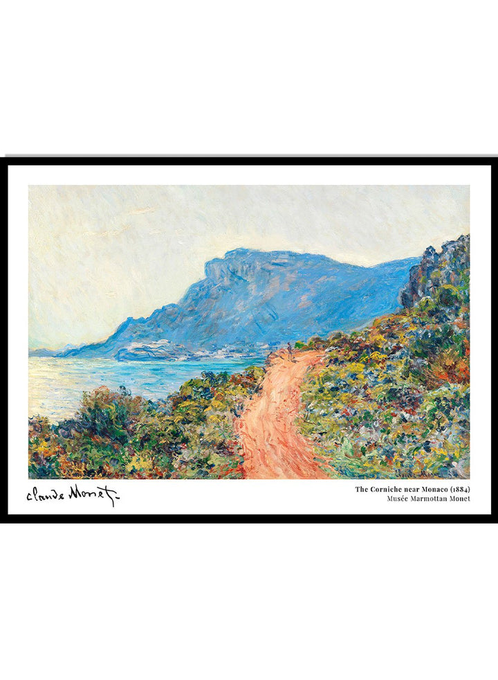 La Corniche near Monaco 1884 by Monet Print_Sugar & Canvas