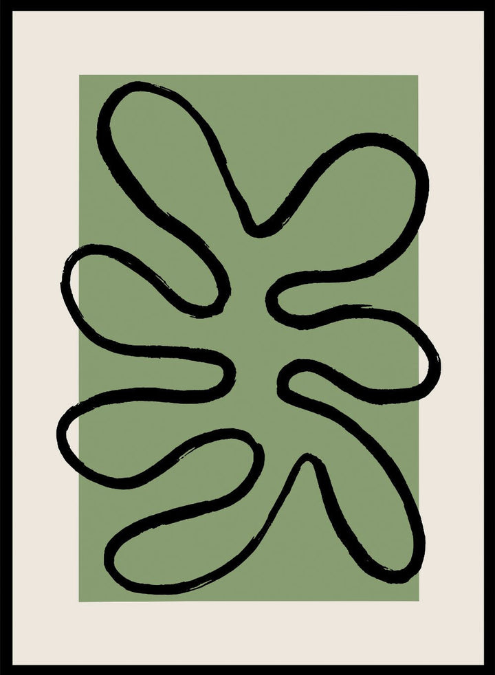 Green Cut - Outs Art Print_Sugar & Canvas