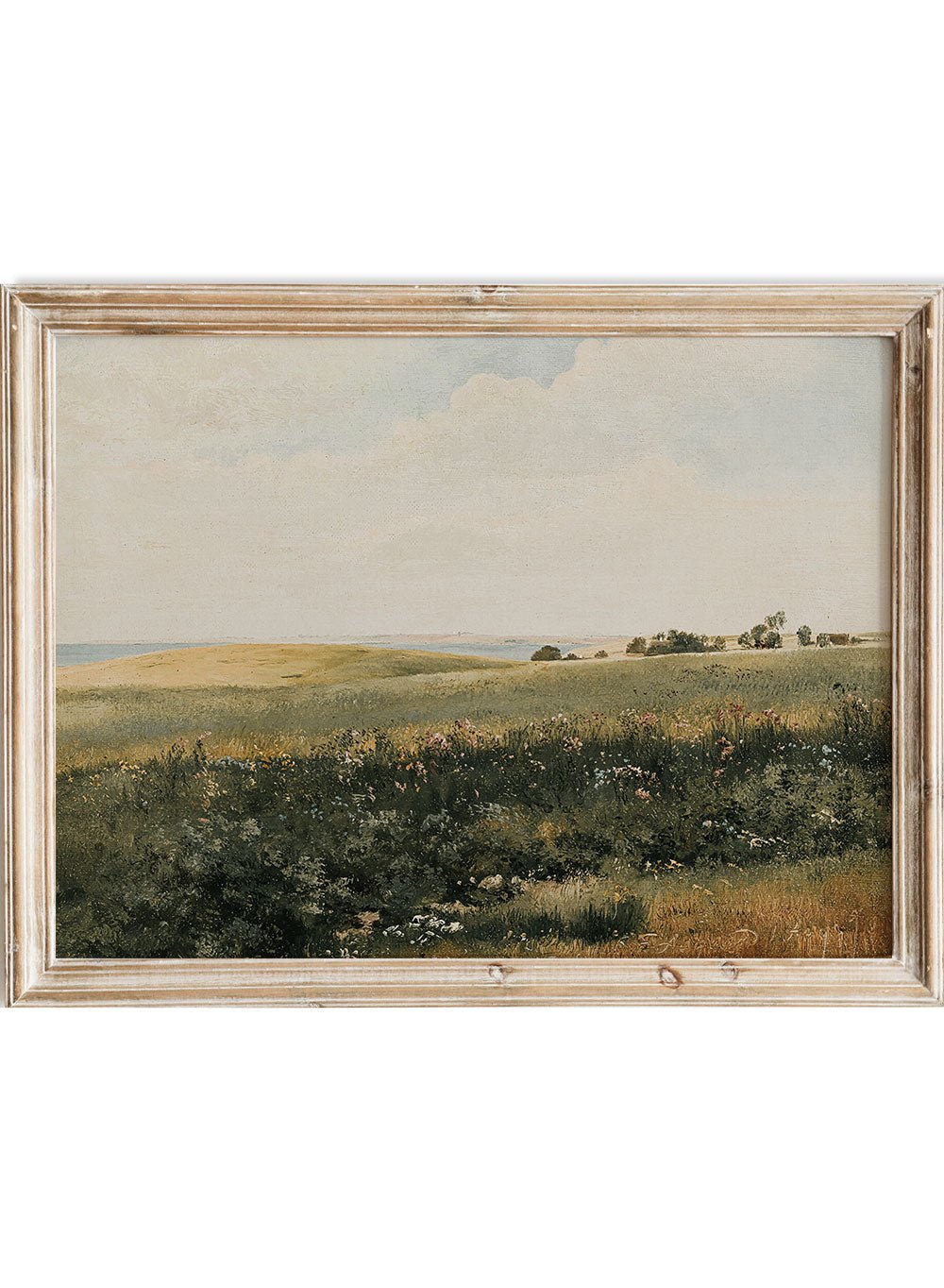"Summer Landscape with Rolling Fields" Art Print_Sugar & Canvas