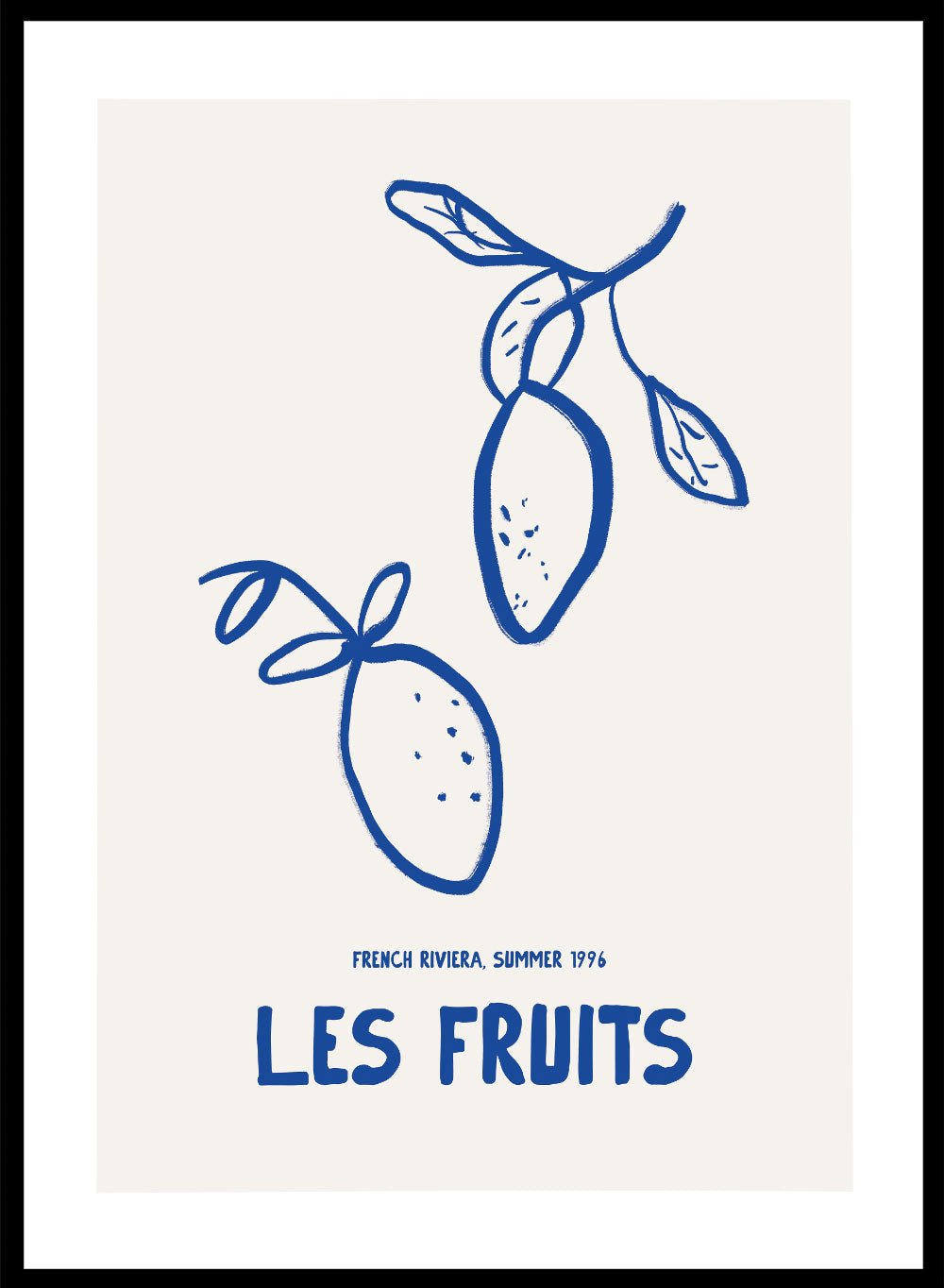 'Les Fruits' Aesthetic Art Print_Sugar & Canvas