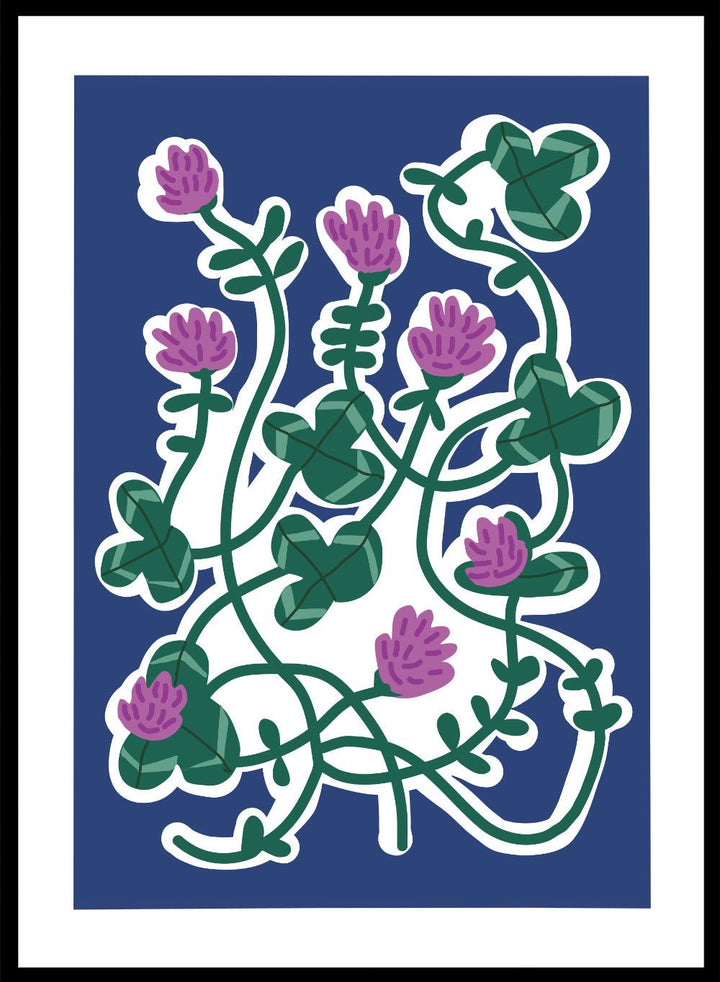 Abstract Flowers Art Print_Sugar & Canvas