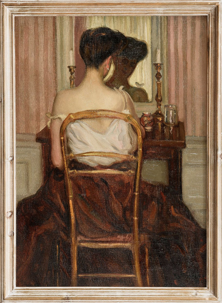 "At the Mirror" Art Print_Sugar & Canvas