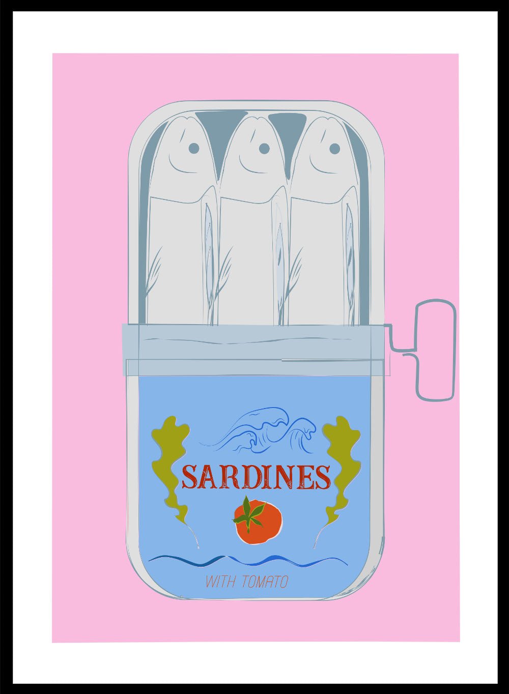 'Sardine Tin' Aesthetic Art Print_Sugar & Canvas