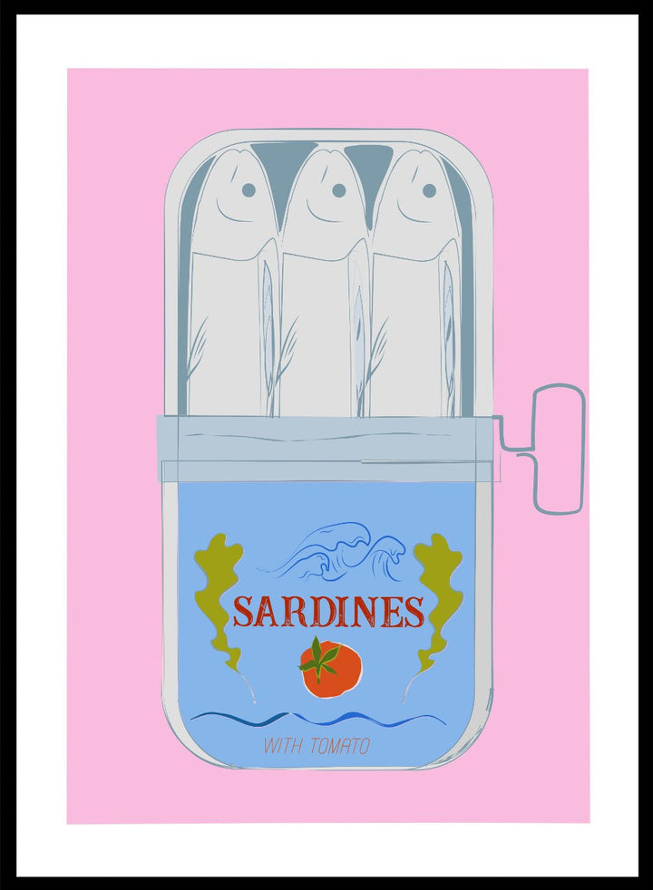'Sardine Tin' Aesthetic Art Print_Sugar & Canvas