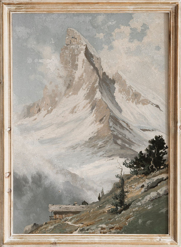 "View of the Matterhorn" Art Print_Sugar & Canvas