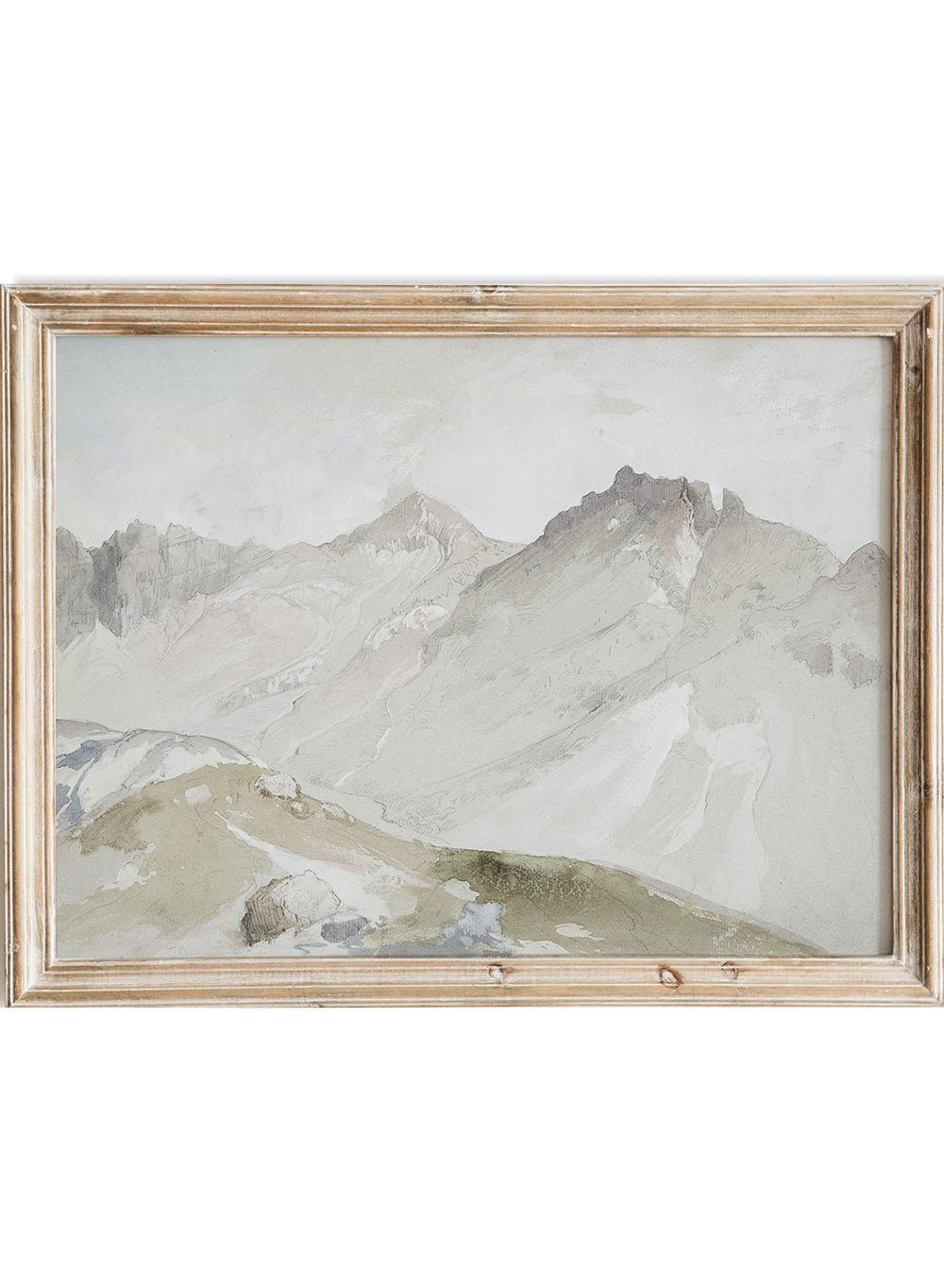 "The Upper End of Little Cottonwood Canyon" Art Print_Sugar & Canvas