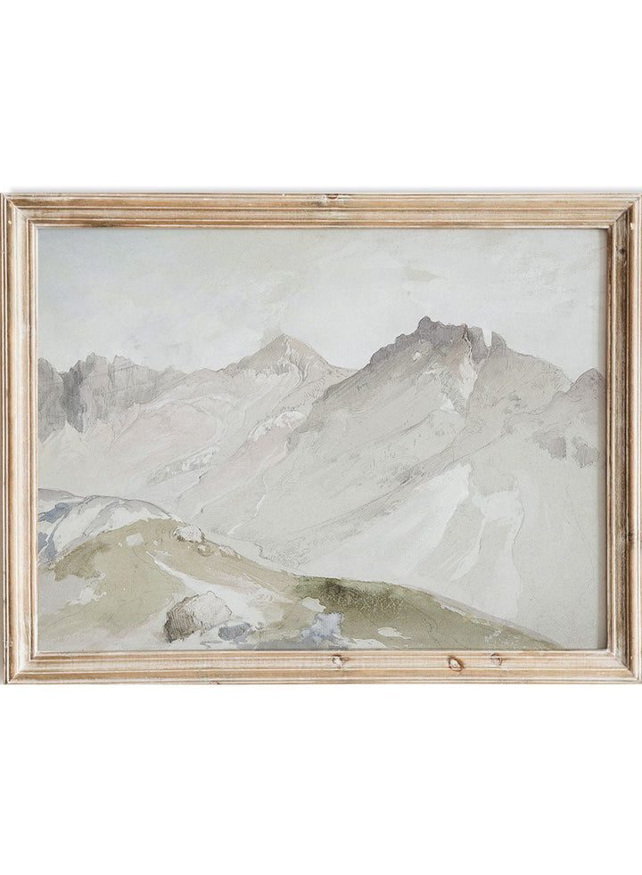 "The Upper End of Little Cottonwood Canyon" Art Print_Sugar & Canvas