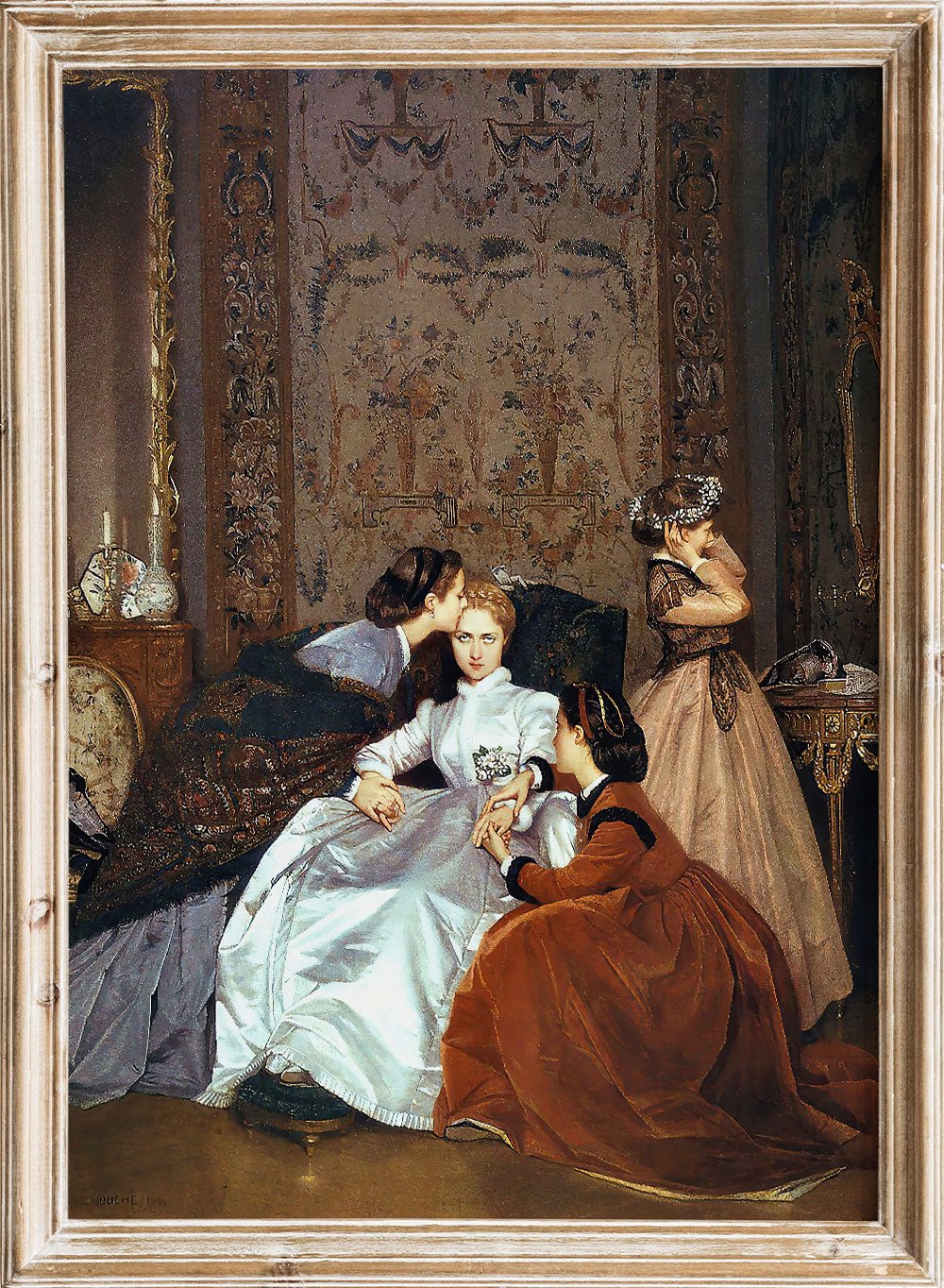 "The Reluctant Bride" Art Print_Sugar & Canvas