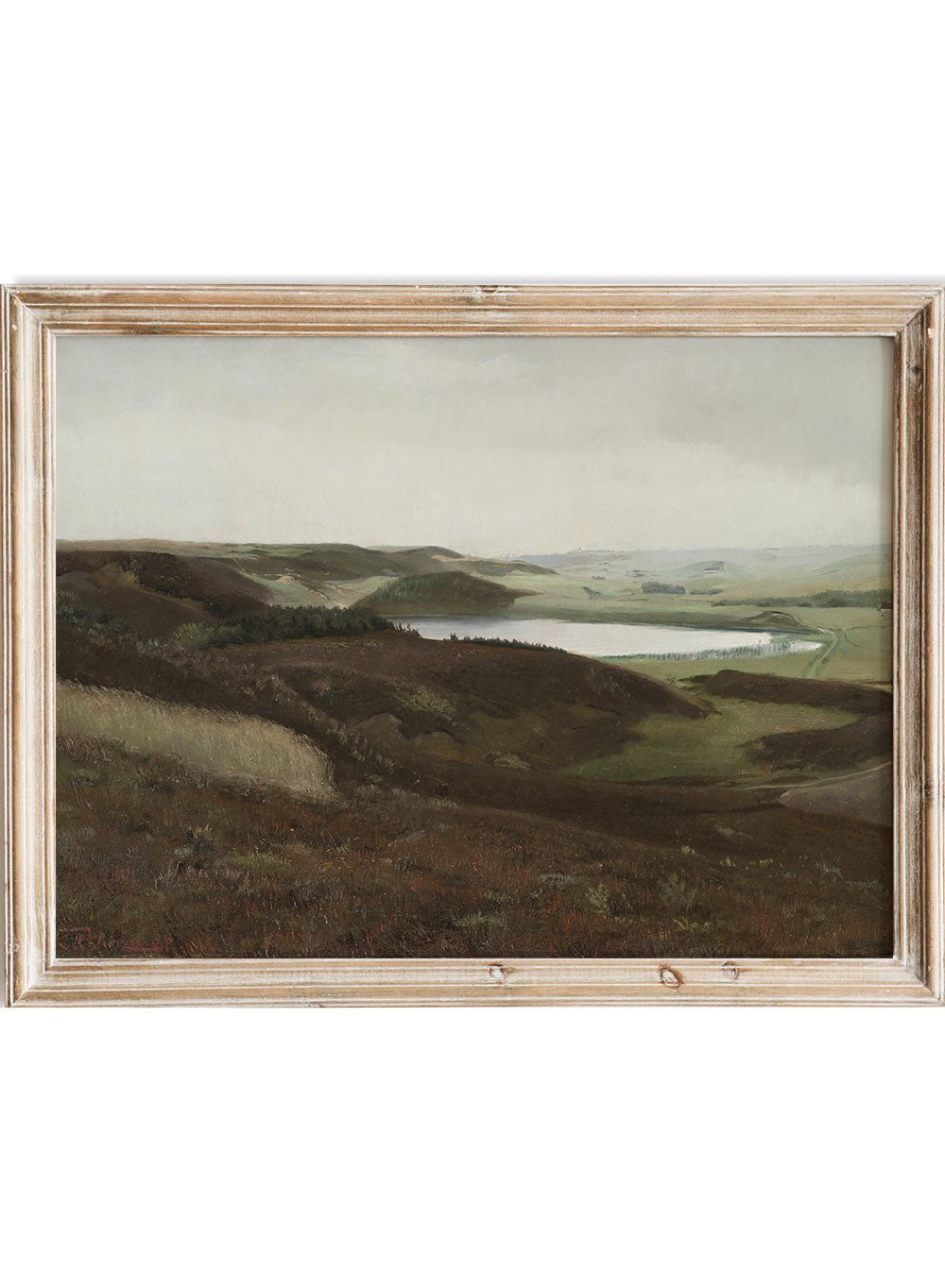"A Landscape near Bryrup, Jutland" Art Print_Sugar & Canvas
