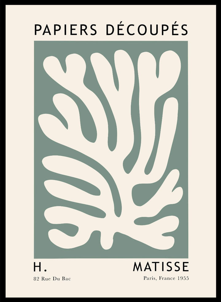 The Cut - Outs Inspired by Henri Matisse Art Print_Sugar & Canvas