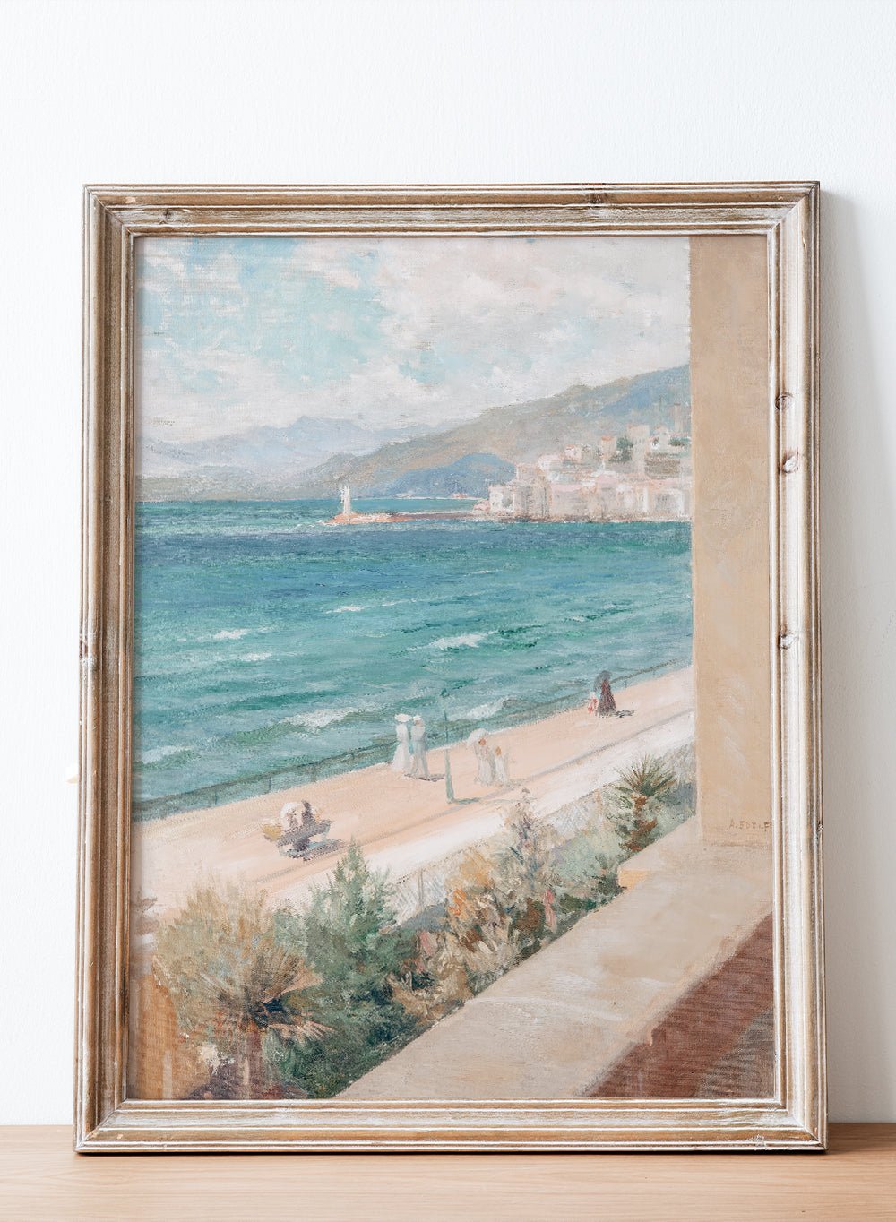 "From My Window in Cannes" Art Print_Sugar & Canvas