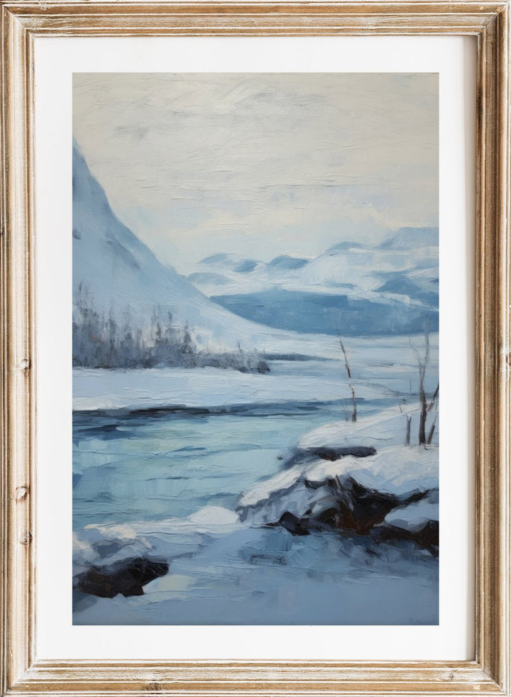 "Winter Landscape" Art Print_Sugar & Canvas