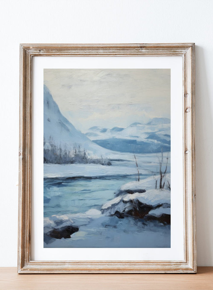 "Winter Landscape" Art Print_Sugar & Canvas