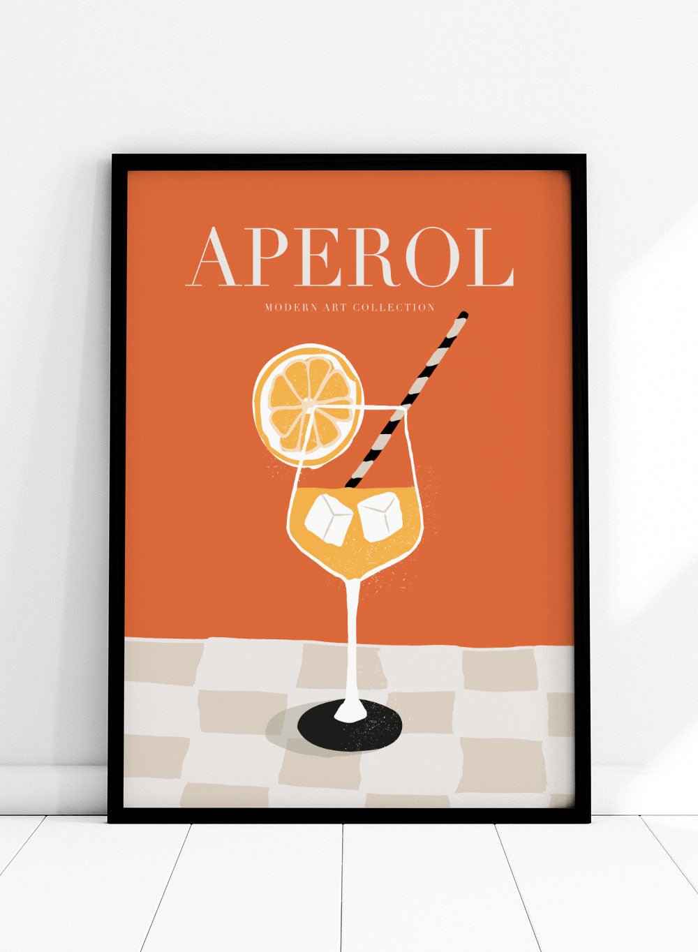 Aperol Spritz Drink Bar Art Print_Sugar & Canvas