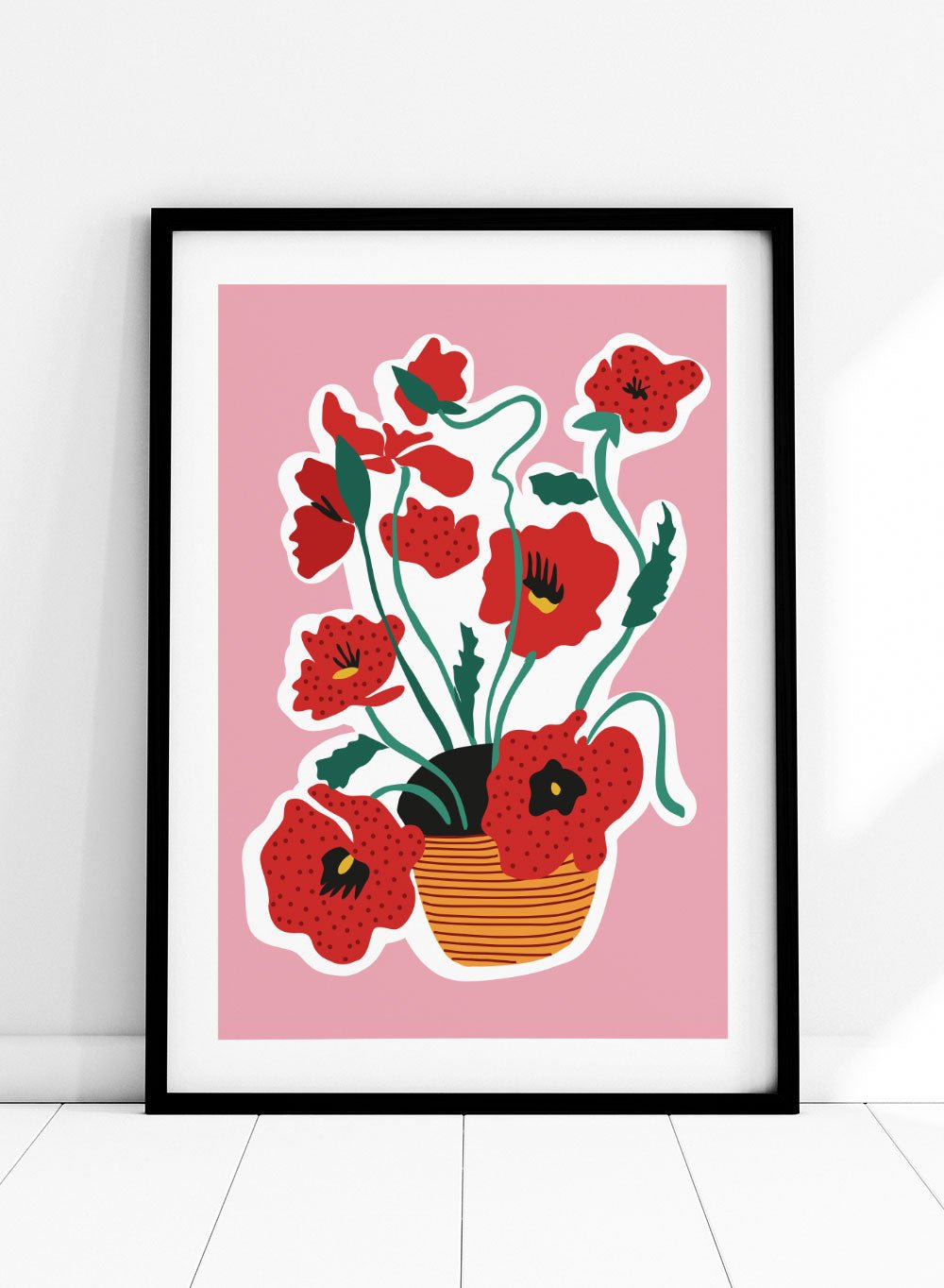 Abstract Flowers Art Print_Sugar & Canvas