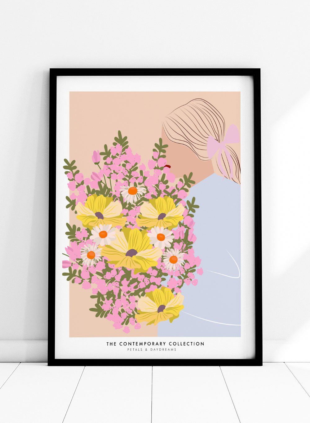 'Petals and Daydreams' Aesthetic Art Print_Sugar & Canvas