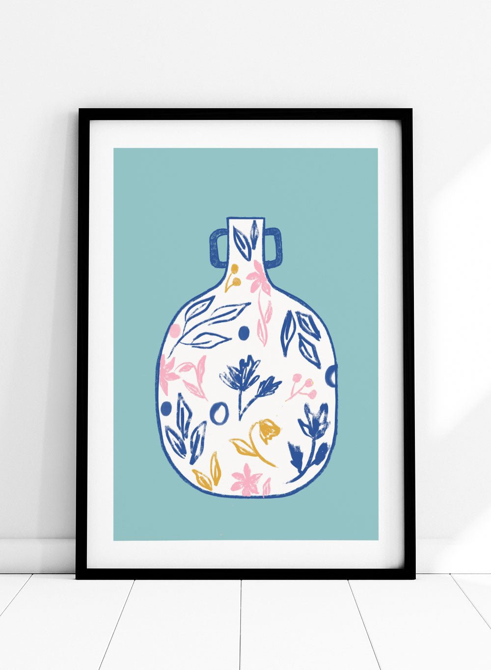 'Floral Vase' Aesthetic Art Print_Sugar & Canvas
