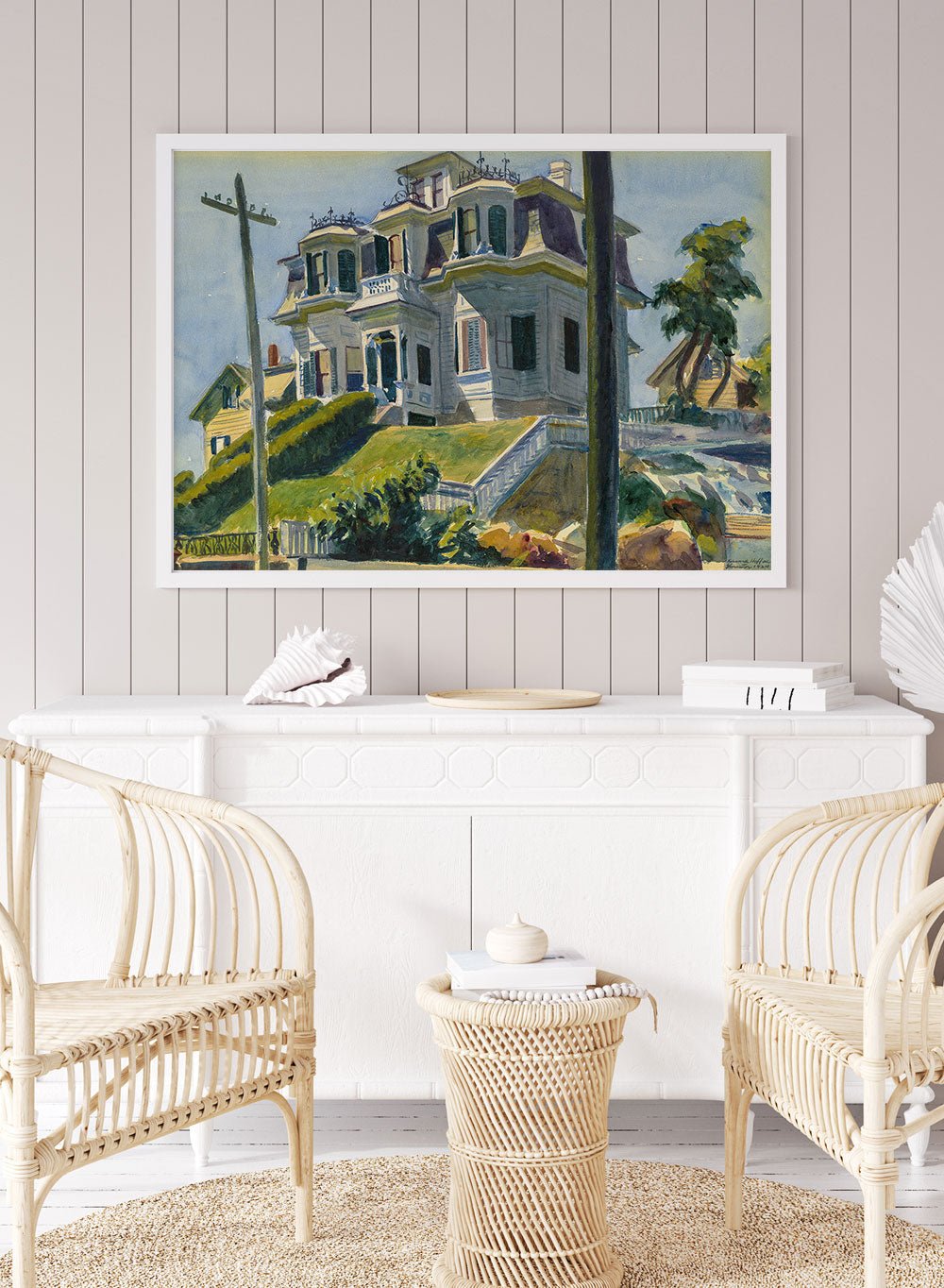 Edward Hopper Haskell’s House 1924 Art Print EH03_Sugar & Canvas