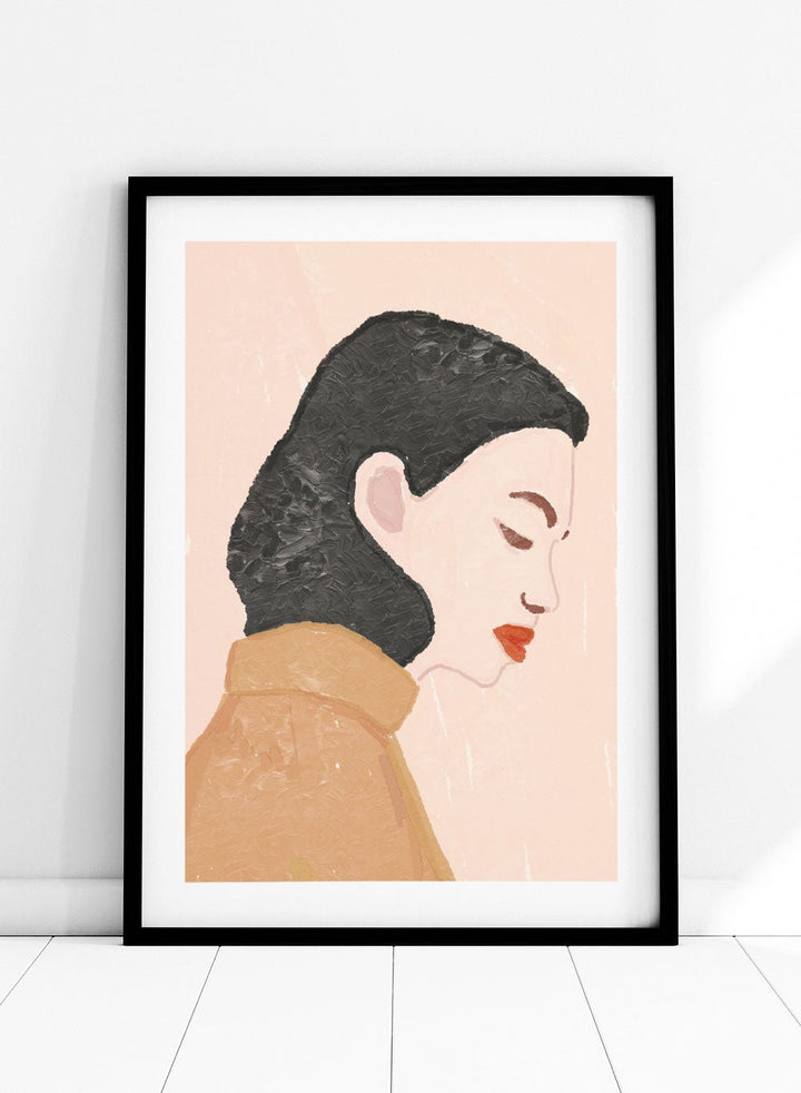 'A Thought Unspoken' Aesthetic Art Print_Sugar & Canvas