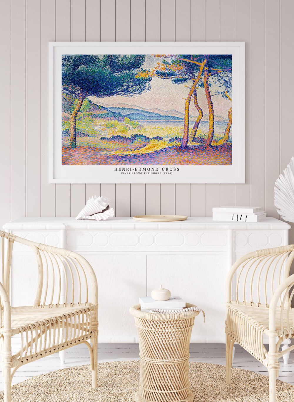 Pines Along the Shore by Henri - Edmond Cross Print_Sugar & Canvas