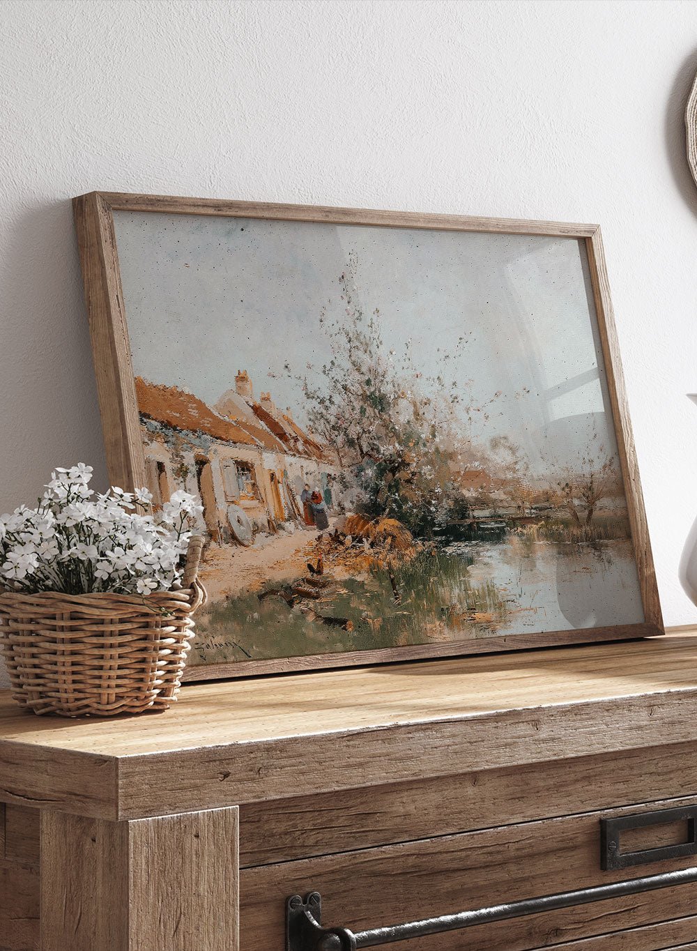 "Spring Day on the Stream Bank" Art Print_Sugar & Canvas