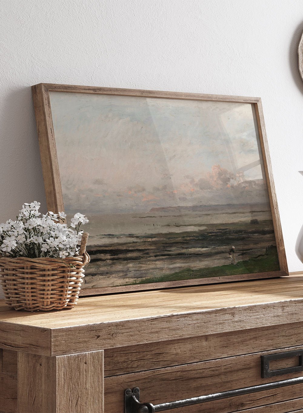 "Beach at Ebb Tide" Art Print_Sugar & Canvas