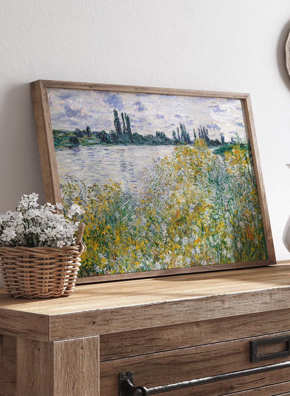 Claude Monet Île aux Fleurs near Vétheuil Art Print_Sugar & Canvas