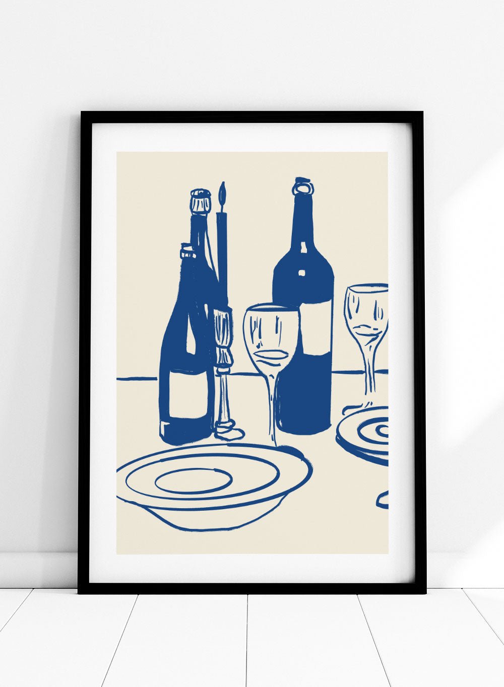 'Dinner Party' Aesthetic Art Print_Sugar & Canvas