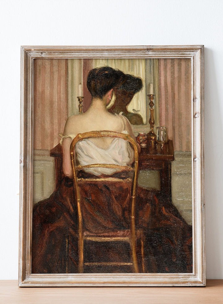 "At the Mirror" Art Print_Sugar & Canvas