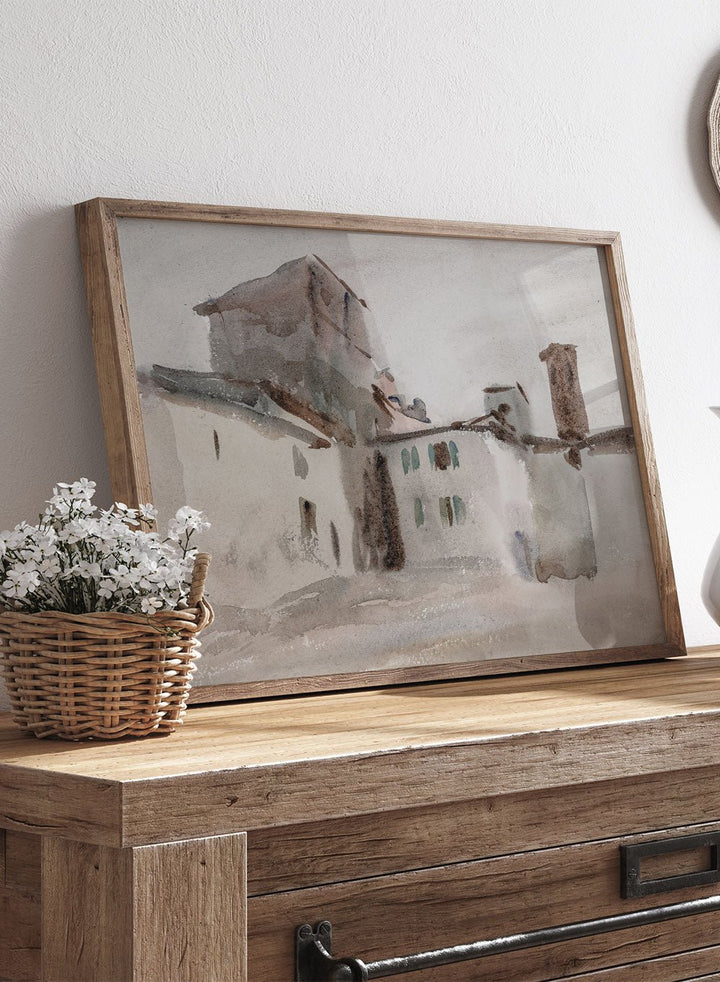 "Borgo San Lorenzo" Art Print_Sugar & Canvas