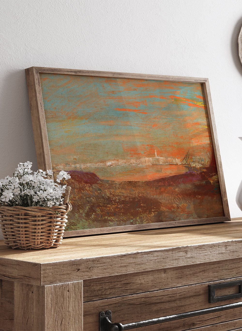 Odilon Redon The Italian Landscape Art Print_Sugar & Canvas