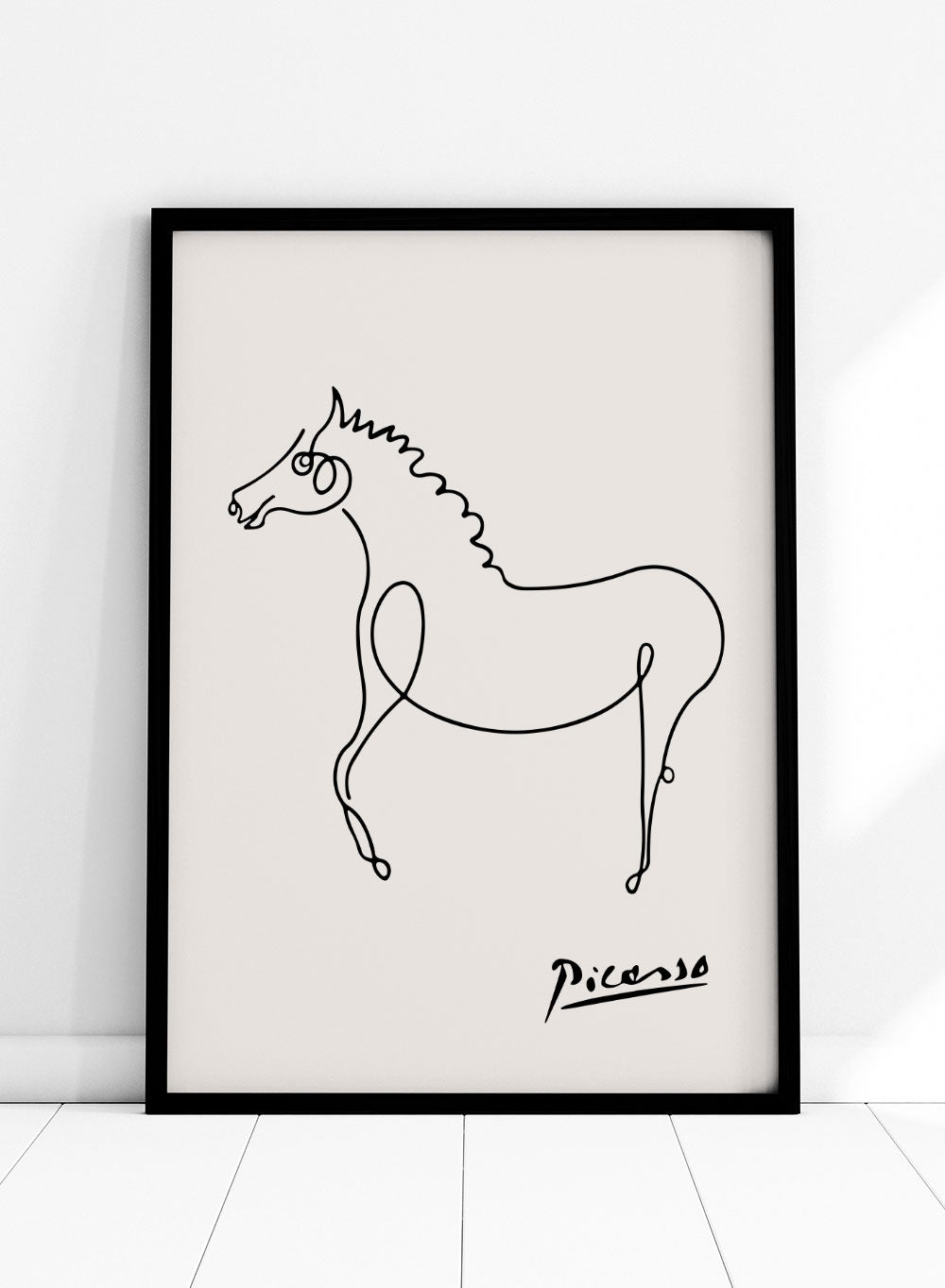 Pablo Picasso Horse Sketch Line Art Print_Sugar & Canvas