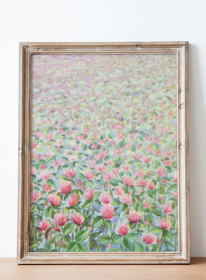 "Red Clover" Art Print_Sugar & Canvas