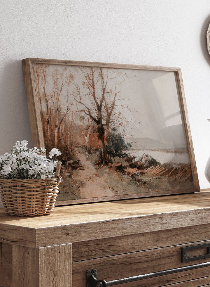 "River Landscape" Art Print_Sugar & Canvas