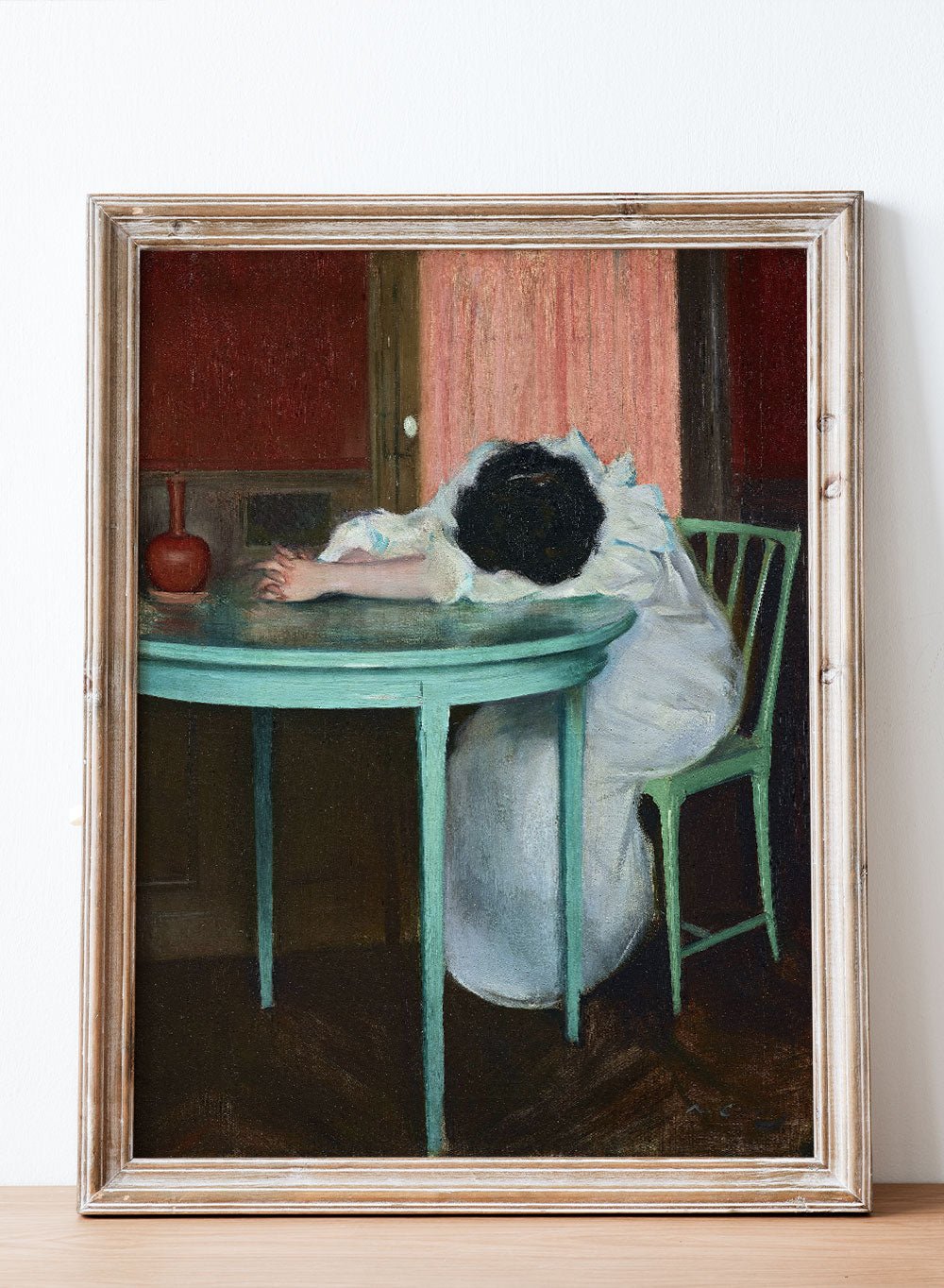 "Tired" Art Print_Sugar & Canvas